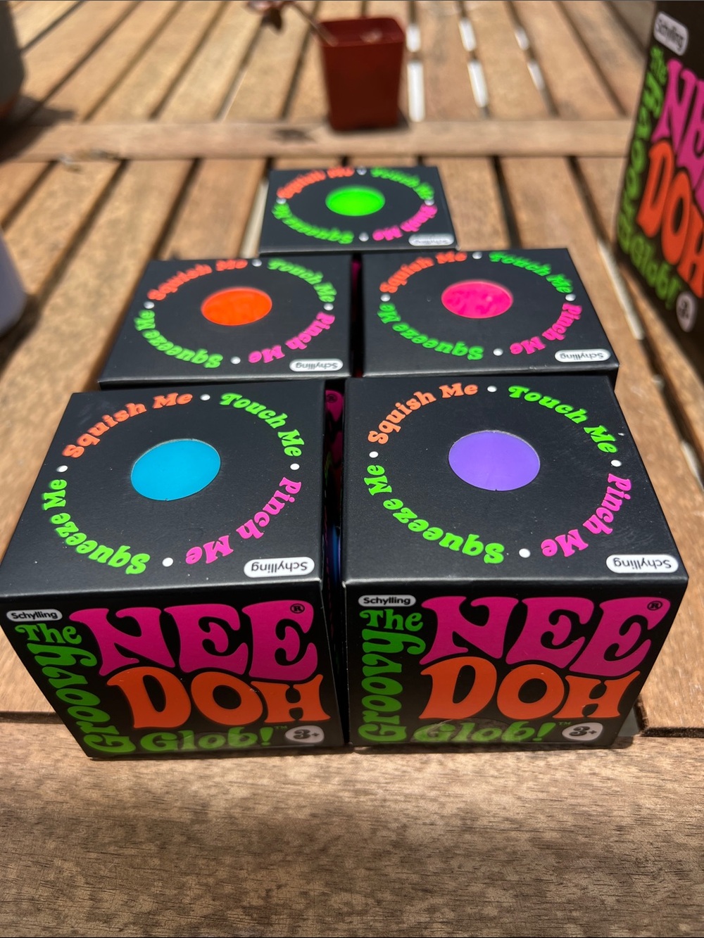 **AUTHENTIC** NeeDoh Groovy Globs- Set of 5- ALL COLORS